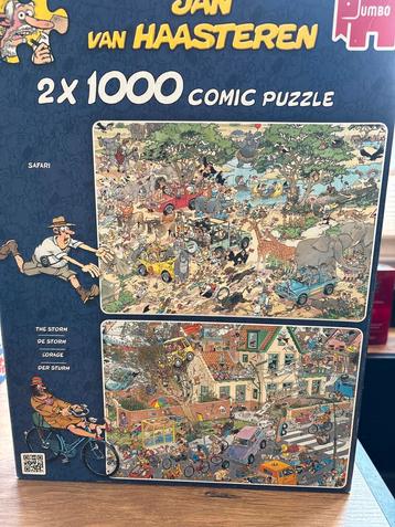 Jan van Haasteren 2x1000 Comic Puzzel beschikbaar voor biedingen