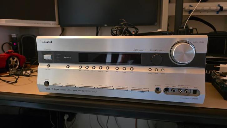 Onkyo TX-SR605 receiver, Audio, Tv en Foto, Versterkers en Receivers, Gebruikt, 7.1, 120 watt of meer, Onkyo, Ophalen