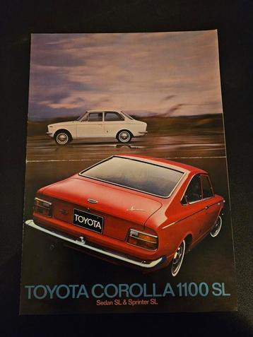 Brochure Toyota Corolla 1100 SL Sedan & Sprinter  beschikbaar voor biedingen