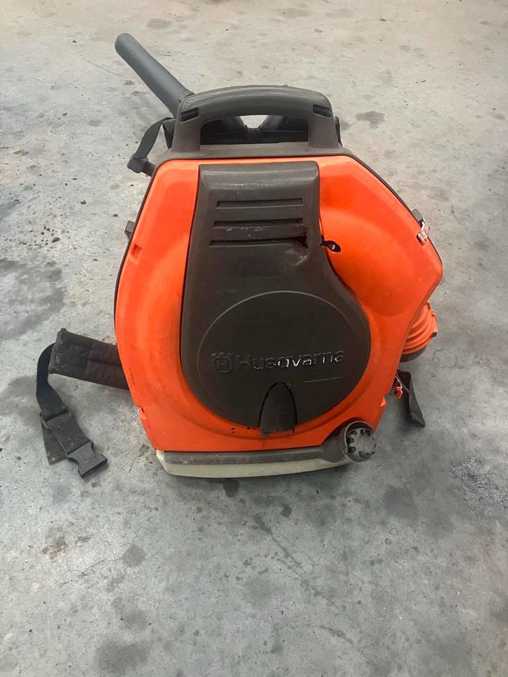 Husqvarna 356BT bladblazer 2008, Tuin en Terras, Bladblazers, Gebruikt, Ruggedragen, Benzine, Ophalen