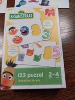Sesamstraat 123 Puzzel - Leer Getallen!, Kinderen en Baby's, Speelgoed | Kinderpuzzels, 2 tot 4 jaar, 10 tot 50 stukjes, Ophalen of Verzenden