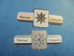 2 oude sigarenbanden stadswapen WATERINGEN, gem. Westland, Ophalen of Verzenden, Zo goed als nieuw, Sigarenbandjes