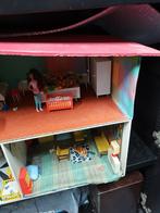 Vintage poppenhuis compleet, Ophalen of Verzenden, Zo goed als nieuw, Poppenhuis