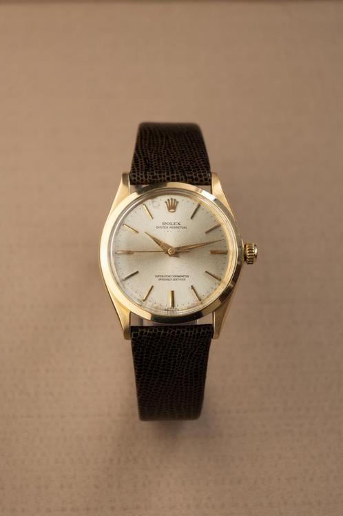Rolex Oyster Perpetual 18K / Ref.1005 / Automatic / 1964, Sieraden, Tassen en Uiterlijk, Horloges | Heren, Zo goed als nieuw, Polshorloge