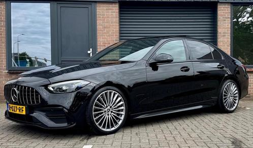 Mercedes-Benz C-klasse 300 AMG Line Pano 258PK Dealer OH Fab, Auto's, Mercedes-Benz, Bedrijf, Te koop, C-Klasse, 360° camera, ABS