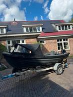Nette Liberty 430 sloep buiskap zonnedek grijs/zwart, Watersport en Boten, Sloepen, Gebruikt, Tot 10 pk, Ophalen of Verzenden
