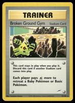Broken Ground Gym 92/105 - Neo Destiny, Verzenden, Gebruikt