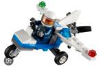 Lego City: politie helikopter 30018, Complete set, Ophalen of Verzenden, Lego, Zo goed als nieuw