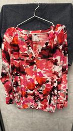 Norah gevlekt rood roze blouse 44, Kleding | Dames, Ophalen of Verzenden, Zo goed als nieuw, Maat 42/44 (L), Rood
