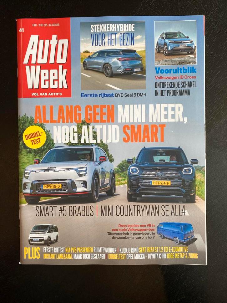 AutoWeek: Smart #5 Brabus vs. Mini Countryman, Boeken, Auto's | Boeken, Nieuw, Algemeen, Verzenden