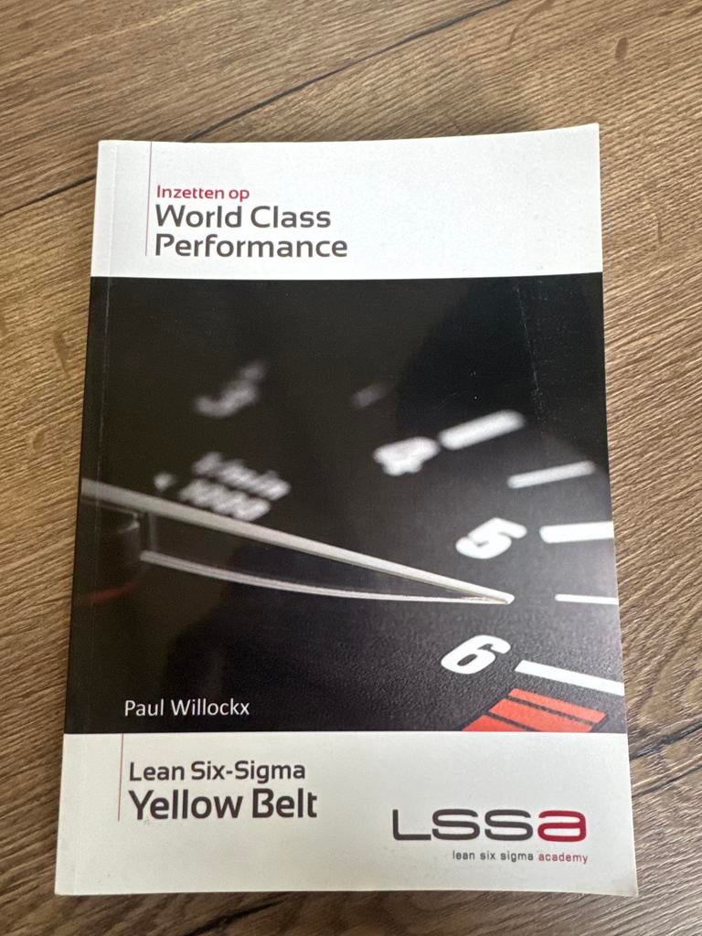 Lean Six-Sigma Yellow Belt - Paul Willockx, Ophalen of Verzenden, Zo goed als nieuw, Management