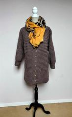 Vest met sjaal., Bruin, Maat 42/44 (L), Ophalen of Verzenden, Zo goed als nieuw