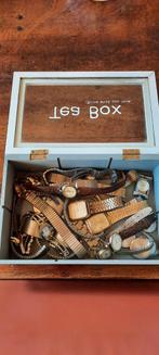 Lotje horloges, loop en sloop uit inboedel., Sieraden, Tassen en Uiterlijk, Ophalen of Verzenden, Staal, Overige merken, 1960 of later