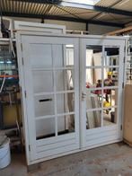 hardhouten tuindeur met roedes afmeting kozij 197 br x 212 c, Doe-het-zelf en Verbouw, Kozijnen en Schuifpuien, Deurkozijn, Nieuw
