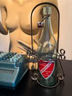 Brocante Delbrouck fles met rekje, Ophalen of Verzenden