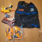 Nerf Pistolen, Pijltjes & Hesje - Complete Set, Ophalen of Verzenden, Gebruikt