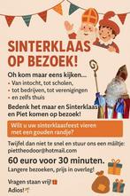 Sinterklaas & Piet Bezoek, Diversen, Ophalen of Verzenden, Zo goed als nieuw
