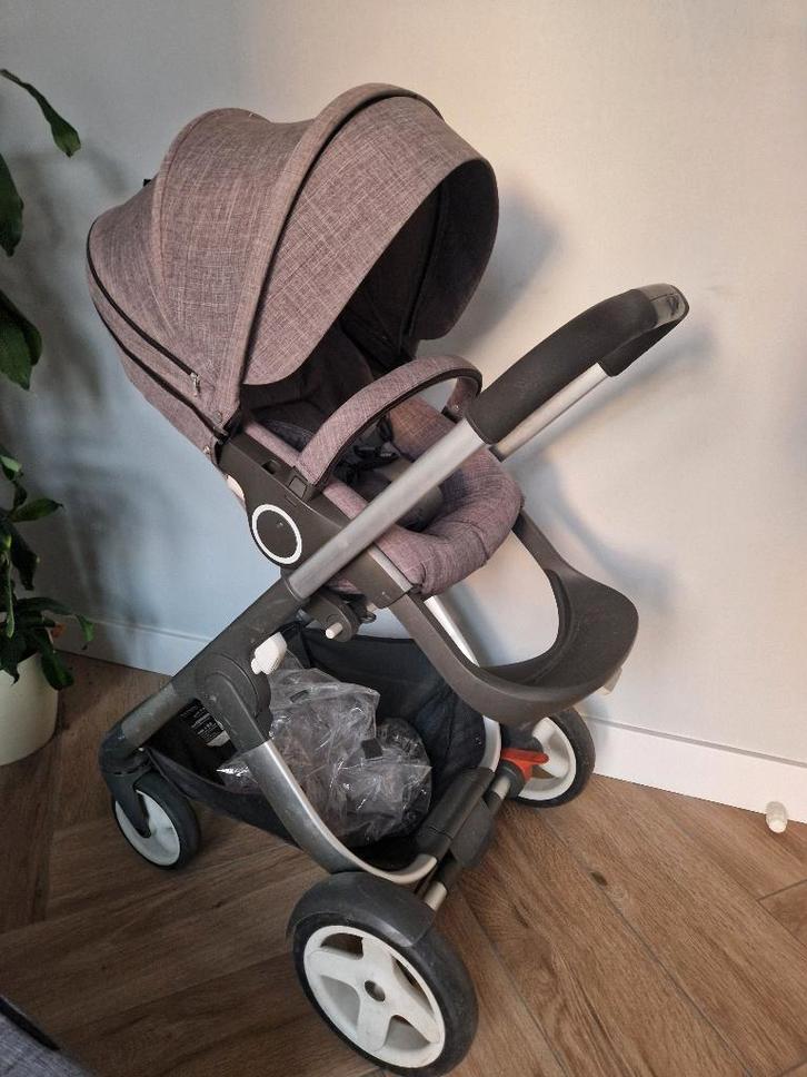 Stokke Crusi Kinderwagen, Kinderen en Baby's, Kinderwagens en Combinaties, Gebruikt, Combiwagen, Overige merken, Met autostoeltje