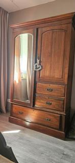 Brocante kledingkast, Ophalen, Gebruikt, 50 tot 75 cm, 150 tot 200 cm