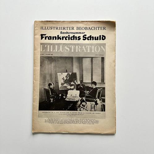 Tijdschrift/Krant: Frankreichs Schuld, nr. 5003 uit 1940, Verzamelen, Militaria | Tweede Wereldoorlog, Landmacht, Boek of Tijdschrift