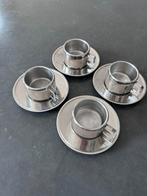 STO Casalinghi jaren70 espresso set van 4, Overige materialen, Overige stijlen, Kop(pen) en/of Schotel(s), Gebruikt