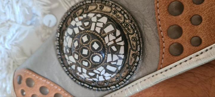 Leren portemonnee van PH&T IBIZA BOHO style🌴, Sieraden, Tassen en Uiterlijk, Portemonnees, Gebruikt, Ophalen of Verzenden