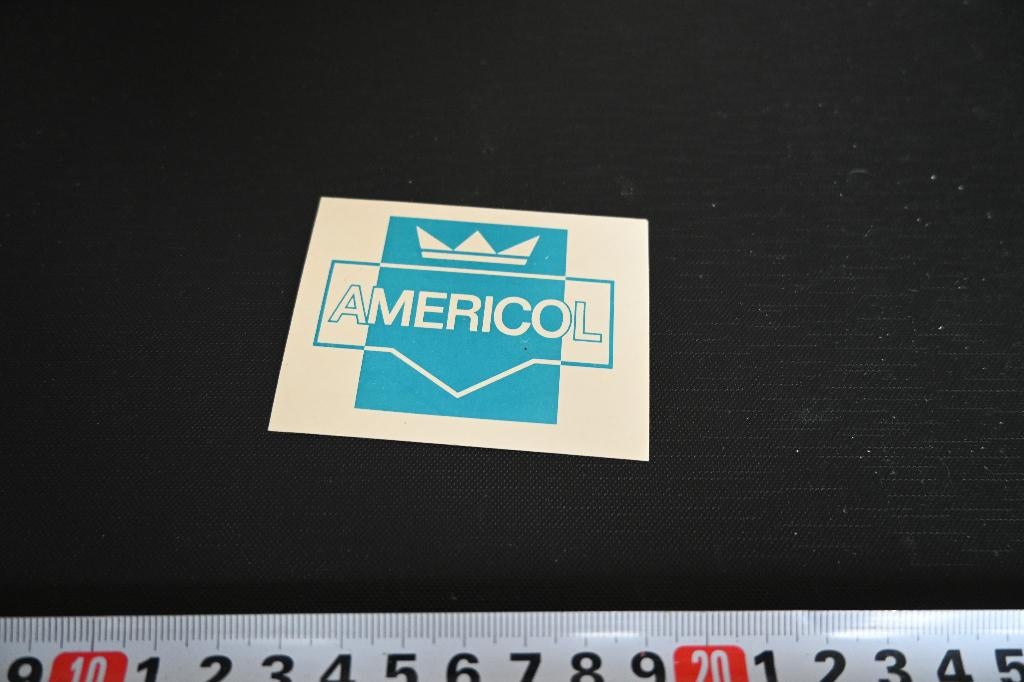sticker AMERICOL  logo, Verzamelen, Stickers, Zo goed als nieuw, Ophalen