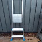 Stevige aluminium huishoudtrap Gamma z.g.a.n drietraps, Doe-het-zelf en Verbouw, Ophalen, Zo goed als nieuw, Minder dan 2 meter