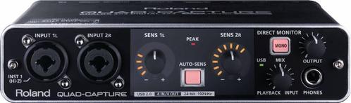 Roland quad capture ua-55 USB interface 24-bit/192 kHz, Muziek en Instrumenten, Effecten, Volume, Ophalen of Verzenden