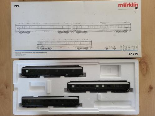 Märklin rijtuigen set 43229, Hobby en Vrije tijd, Modeltreinen | H0, Zo goed als nieuw, Wagon, Wisselstroom, Märklin, Ophalen of Verzenden