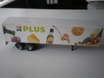 Metalen miniatuur trailer PLUS Supermarkten, Hobby en Vrije tijd, Modelauto's | 1:50, Ophalen of Verzenden, Zo goed als nieuw