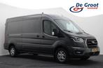 Ford Transit 350 2.0 TDCI L3H2 Limited 3-Zits, Airco, Camera, Voorwielaandrijving, Stof, Zwart, 4 cilinders