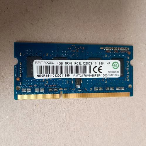 4GB 1Rx8 DDR3 SODIM, Computers en Software, RAM geheugen, Zo goed als nieuw, Laptop, DDR3, Ophalen of Verzenden