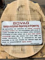 Bovag emaille bord 38x23 cm, Antiek en Kunst, Antiek | Emaille, Ophalen of Verzenden