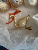 Prachtig oud goud kleurige zwaan op knijper kerst, Diversen, Kerst, Ophalen of Verzenden, Zo goed als nieuw