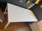 Bureau Wit 80x160 In hoogte verstelbaar, Huis en Inrichting, Ophalen, In hoogte verstelbaar, Zo goed als nieuw, Bureau