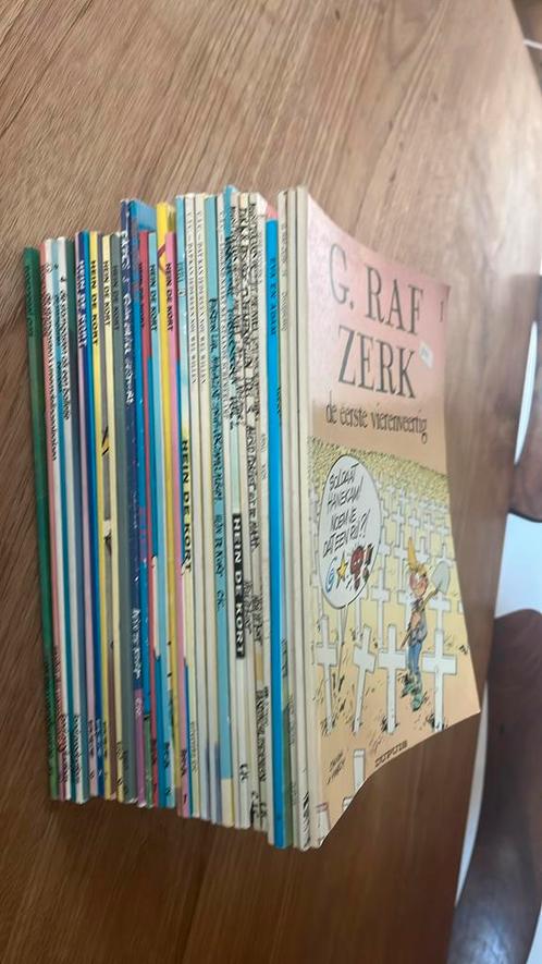 G. Rafzerk Pardon lul Eikels Hein de kort en meer, Boeken, Stripboeken, Gelezen, Meerdere stripboeken, Ophalen of Verzenden