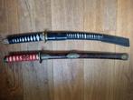 Twee sierzwaarden (bot), katana's, Gebruikt, Overige, Maat XS of kleiner, Vechtsportmateriaal