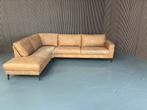 GRATIS LEVERING Hoekbank Cognac 290x210 GEREINIGD, 250 tot 300 cm, Stof, Hoekbank, Ophalen of Verzenden
