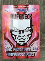 Ruffneck Ruff Carnage Part 1 flyer - first official party, Verzamelen, Nieuw, A4 of kleiner, Rechthoekig Staand, Verzenden