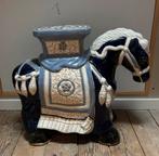 Vintage plantentafel keramiek paard, Huis en Inrichting, Woonaccessoires | Zuilen en Pilaren, Ophalen, Zo goed als nieuw