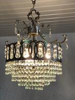 antieke chandelier, heeft reparatie nodig., Ophalen, Gebruikt, Glas