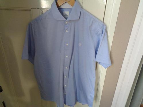 Blue Industry overhemd:mt 43, Kleding | Heren, Overhemden, Zo goed als nieuw, Halswijdte 43/44 (XL), Blauw, Ophalen of Verzenden