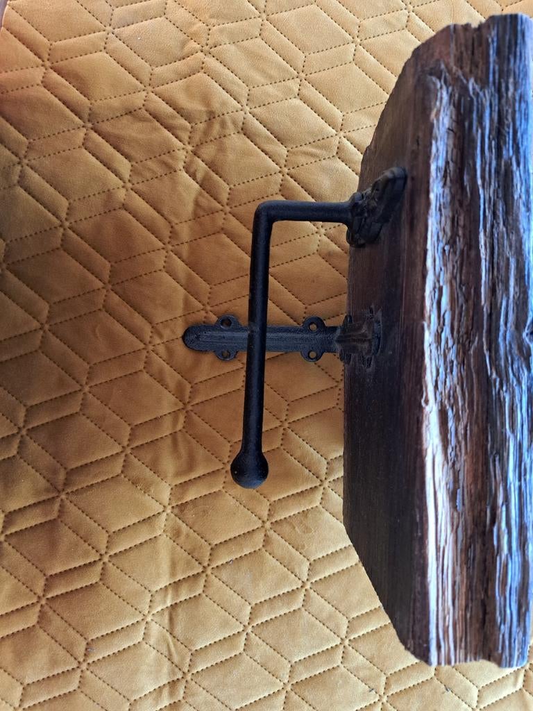 Toiletrolhouder oud eiken, Ophalen of Verzenden, Nieuw, Bruin