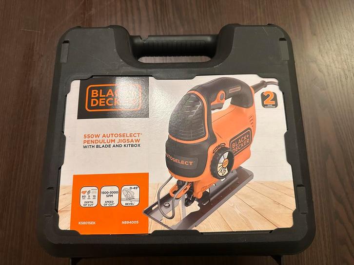Black & Decker Decoupeerzaag - Weinig gebruikt!, Doe-het-zelf en Verbouw, Gereedschap | Zaagmachines, Zo goed als nieuw, Decoupeerzaag