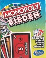 MONOPOLY BIEDEN - Koop, ruil of steel bezittingen - KAARTSPE, Hasbro, Ophalen of Verzenden, Een of twee spelers, Zo goed als nieuw