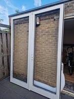 hardhouten tuindeuren, Ophalen, Gebruikt, Hout, Deurkozijn
