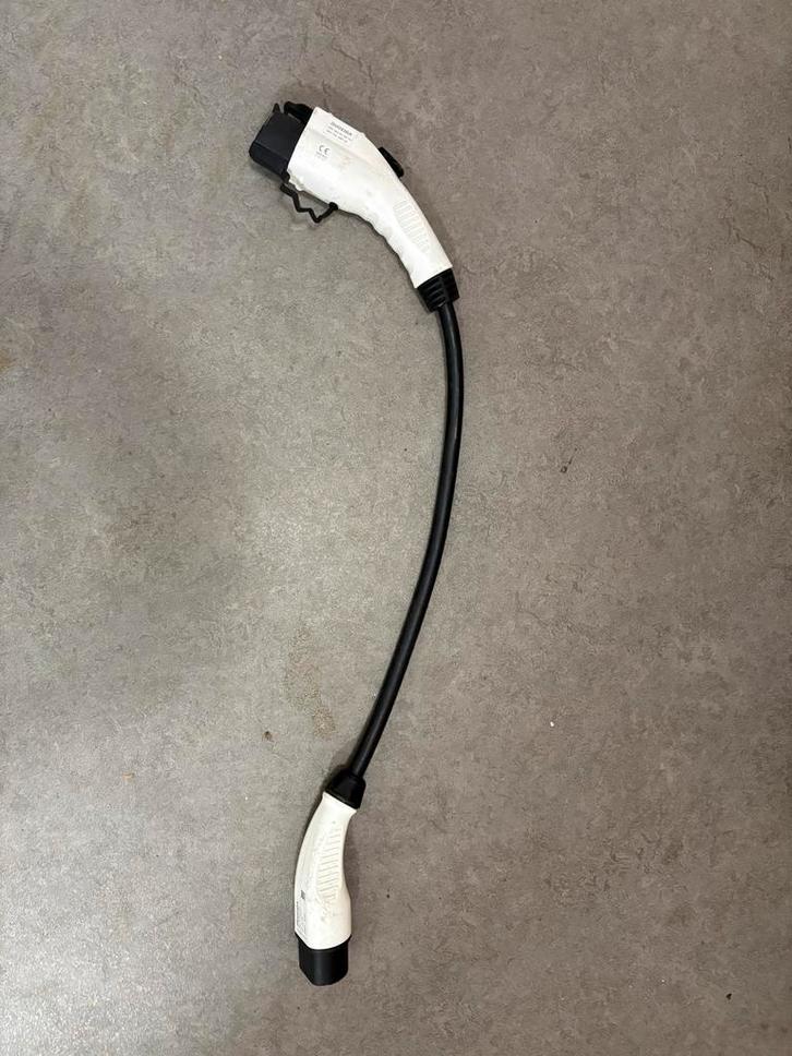 Verloopkabel Type 2 naar Type 1 - Laadkabel Adapter, Auto diversen, Laadpalen, Gebruikt, Laadkabel, Ophalen of Verzenden
