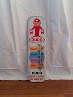 Vintage Thermometer Reclamebord DUCO, Ophalen of Verzenden