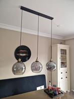 Glazen hanglamp 3 bollen / bollamp, Huis en Inrichting, Ophalen, Zo goed als nieuw, Glas, 75 cm of meer